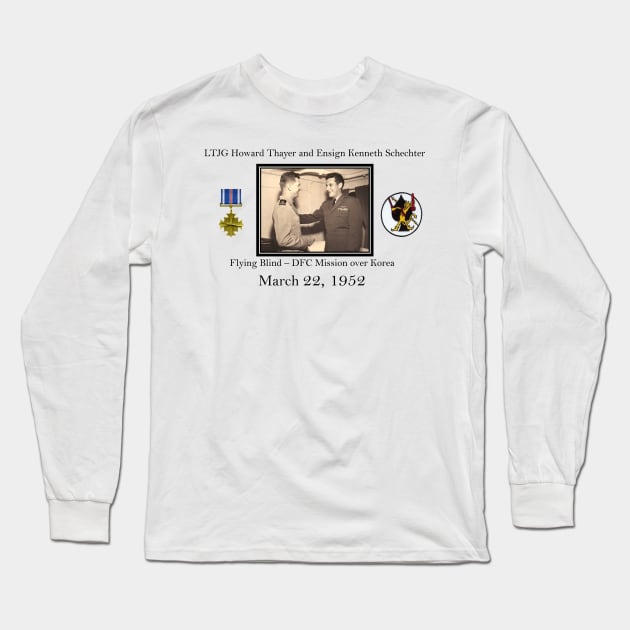 Howard Thayer DFC - 2 sided Long Sleeve T-Shirt by acefox1